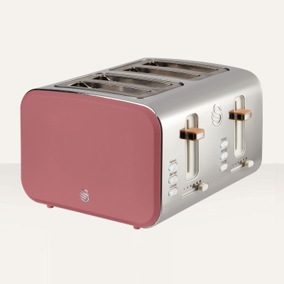 SNT4FR-4-Slice-Toaster-Fuchsia-Rose